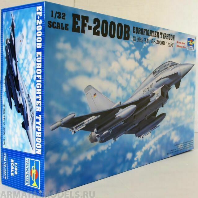 02279P EF-2000B Eurofighter Typhoon Trumpeter