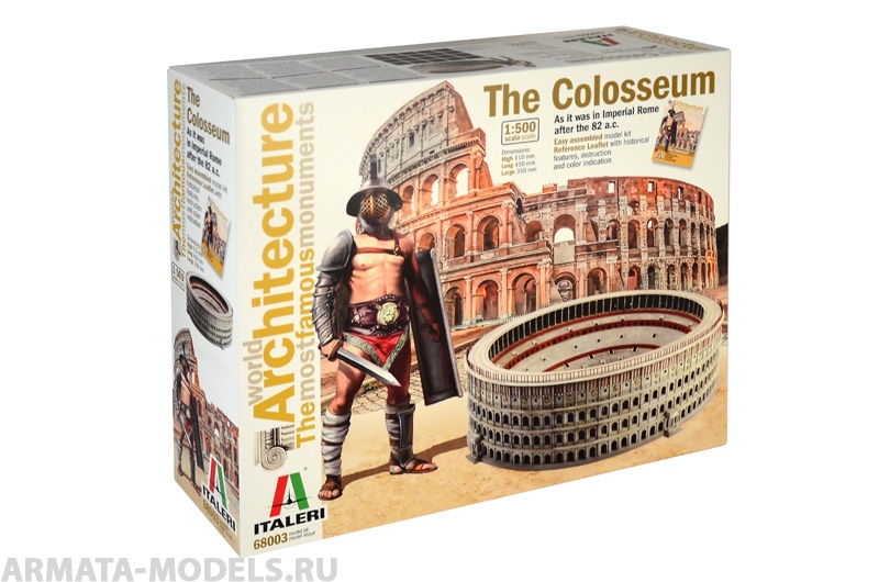 68003ИТ THE COLOSSEUM: WORLD ARCHITECTURE (10013160/241120/0671781, ИТАЛИЯ ) Italeri