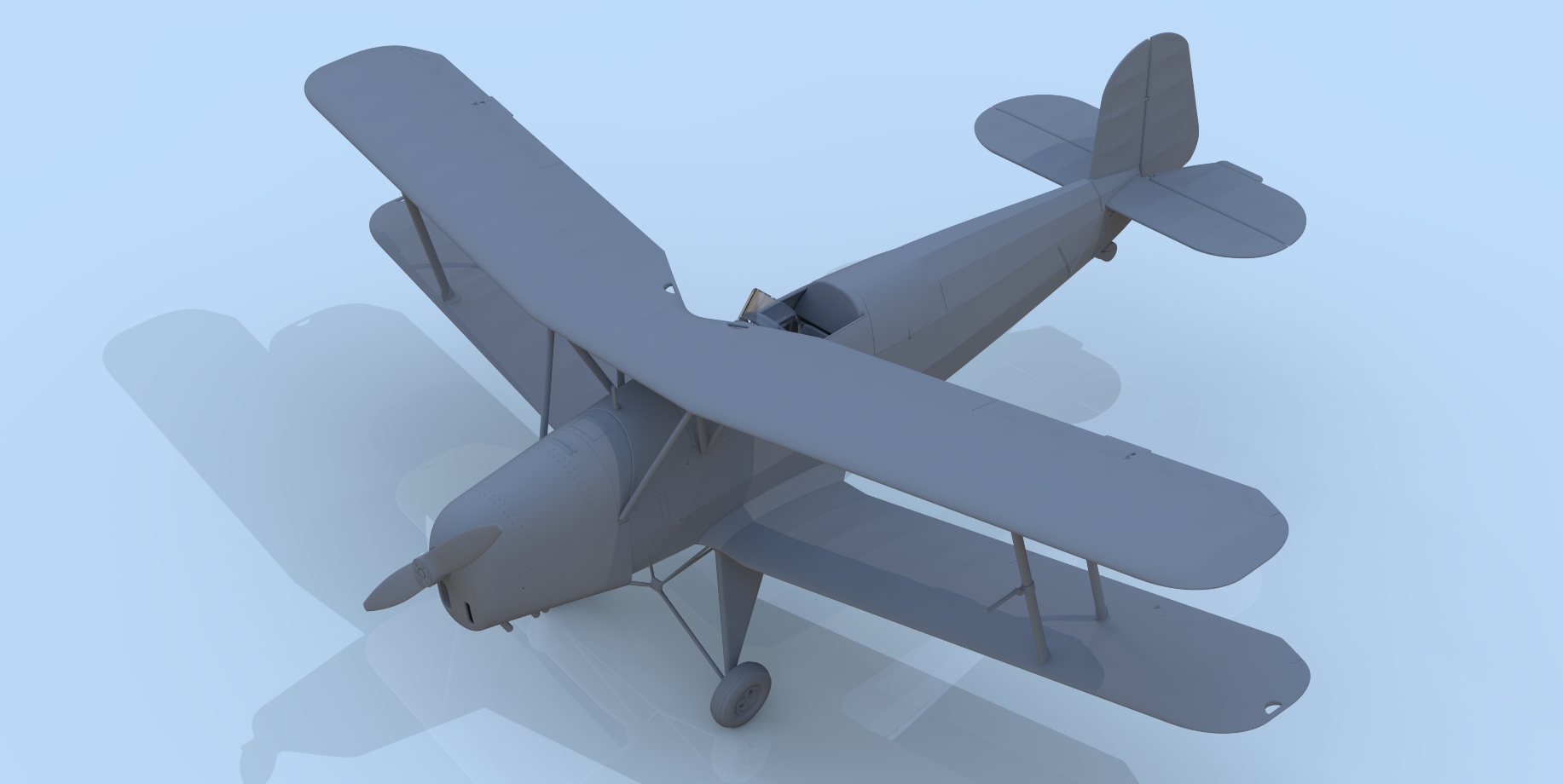 32031 Bucker Bu 131B, Германский учебный самолет ICM