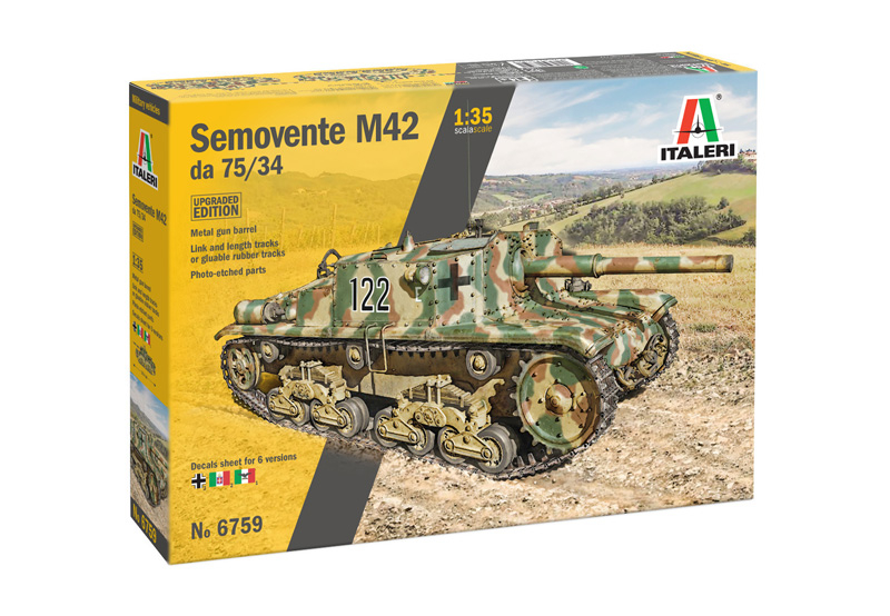 6759ИТ SEMOVENTE M42 da 75/34, обновленная версия Italeri