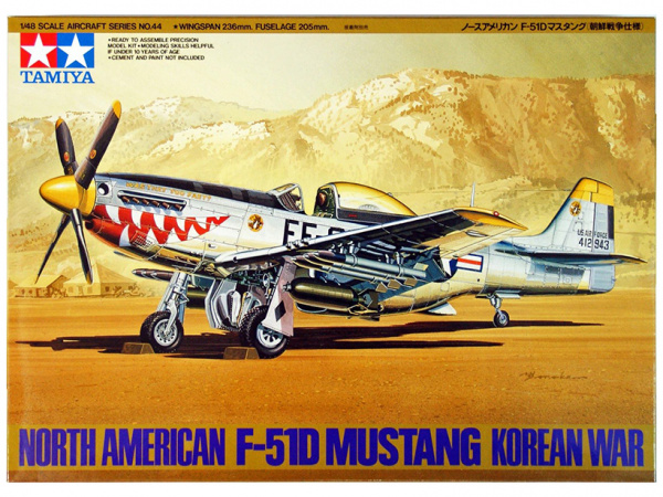 61044T N.A. F-51D Mustang Korean War Tamiya