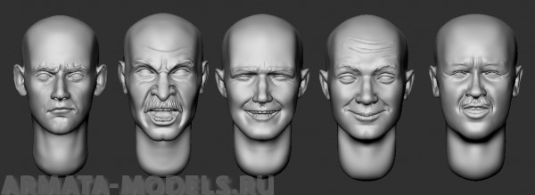 ARM356057 Головы (без волос) №13 ARMOR35