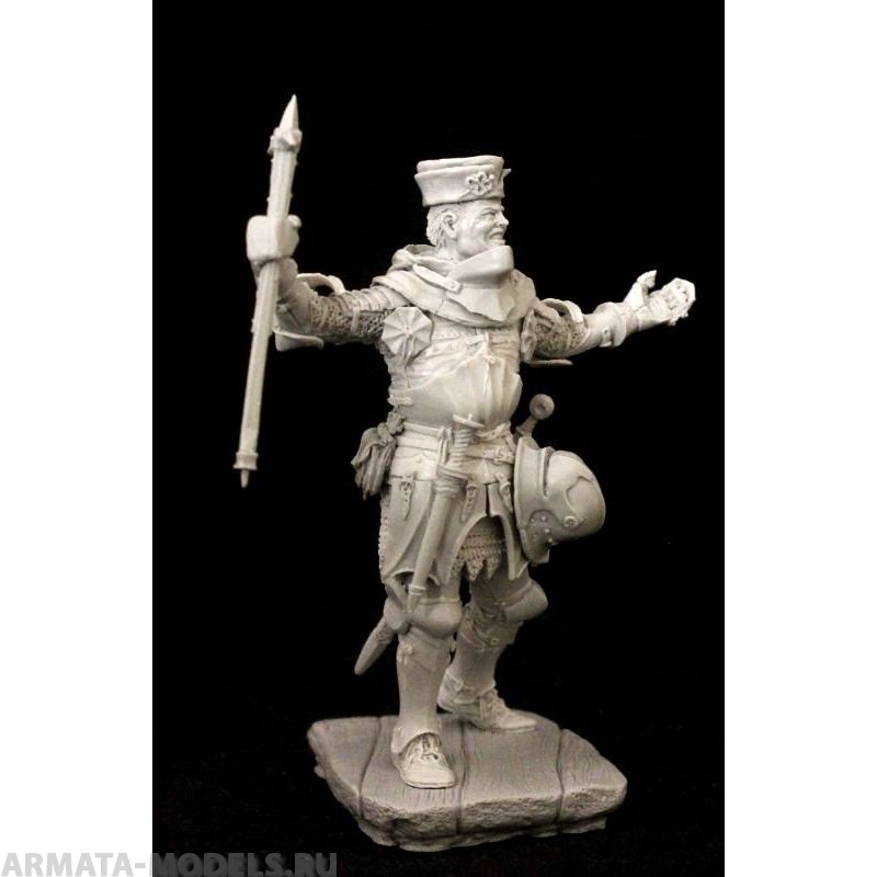 C-75-005 Фигура Победитель, Европа 15 века 75мм Medieval Forge Miniatures
