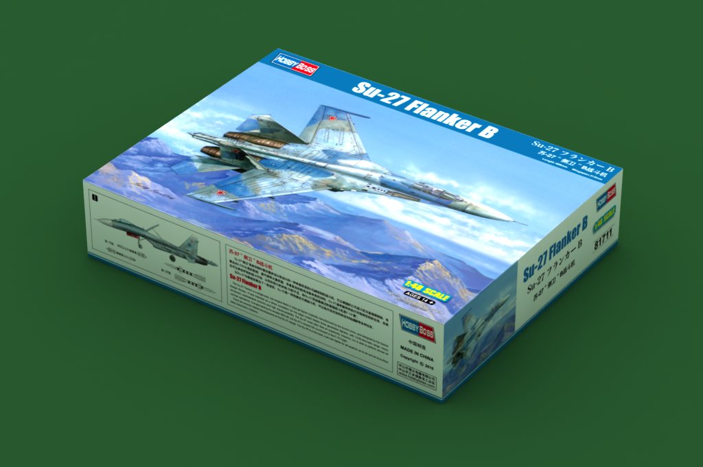 81712 Самолет Su-27 Flanker Early 1/48 Hobby Boss