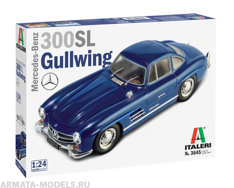 3645ИТ Автомобиль MERSEDES BENZ 300 SL GULLWING Italeri
