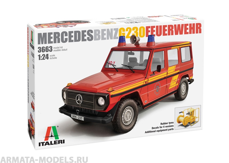 3663ИТ Авто Mercedes Benz G230 Italeri