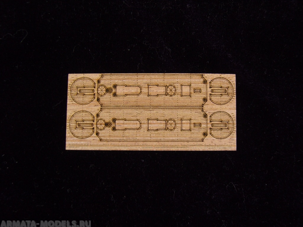 AW20044 Деревянная палуба для Imperial Chinese Navy 'Chao Yung&Yang Wei'