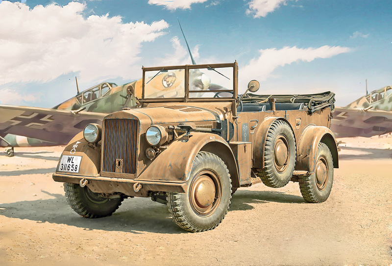 6597ИТ KFZ. 12 HORCH 901 TYP 40 FRUHE AUSF Italeri