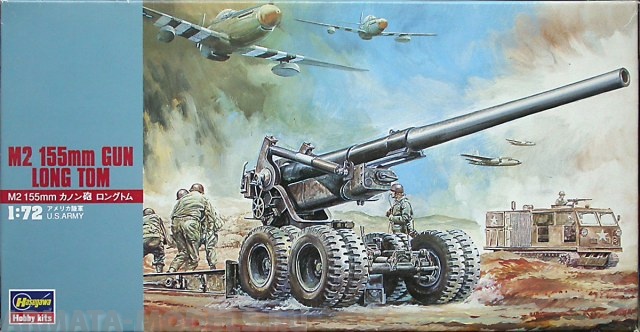31102  Пушка M2 155mm Gun Long Tom Hasegawa