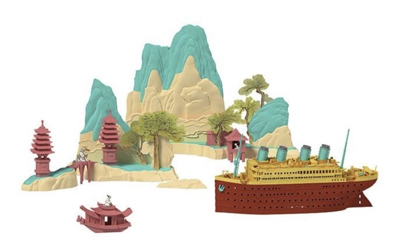 SL-003 Titanic Chinese Landscape Suyata