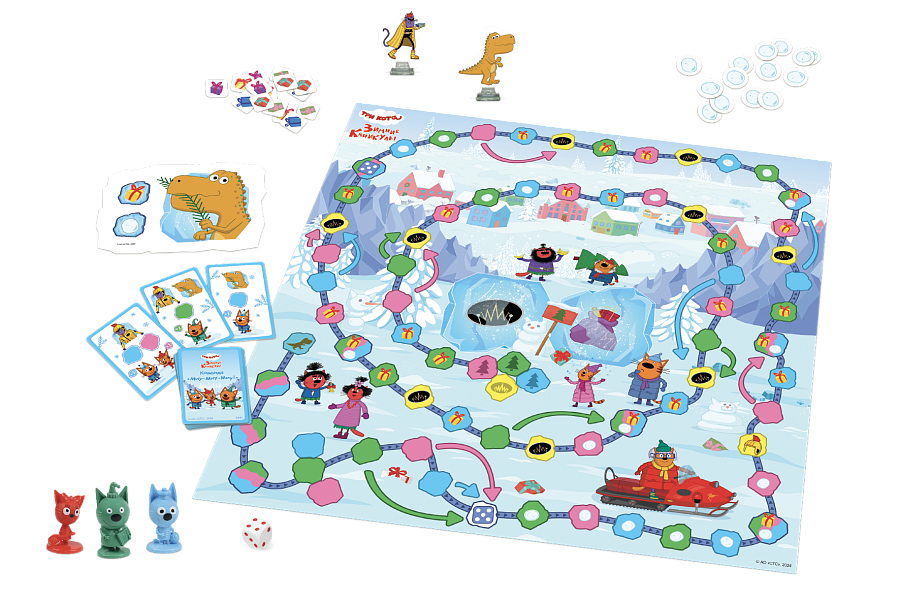 8446 Три кота. Зимние каникулы. Команда 'Миу-миу-миу!'