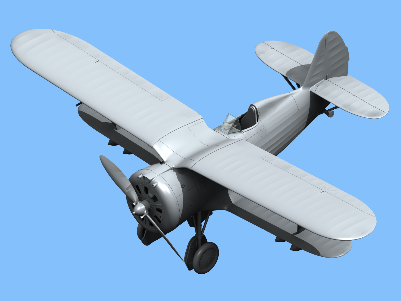 48095 И-153 Чайка Советский истребитель-биплан ІІ МВ ICM