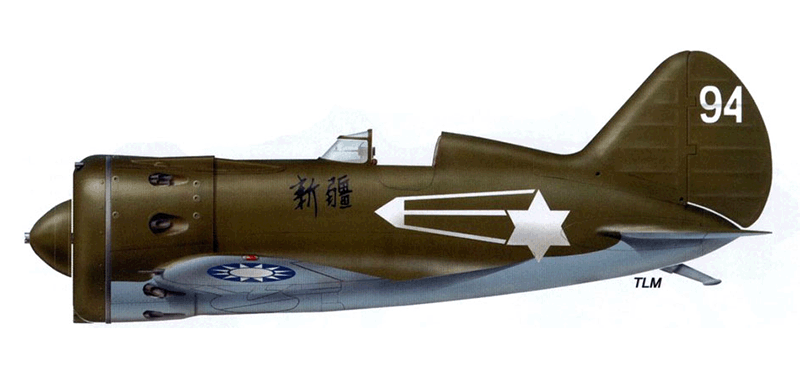 48019 Истребитель И-16 тип 10 Китайские ВВС ARK model
