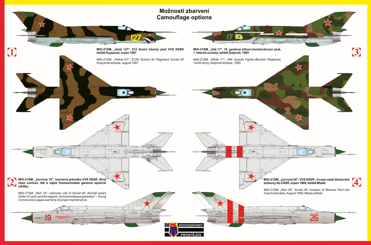 KPM0098 MiG-21M/SM Fishbed Russian KP Models