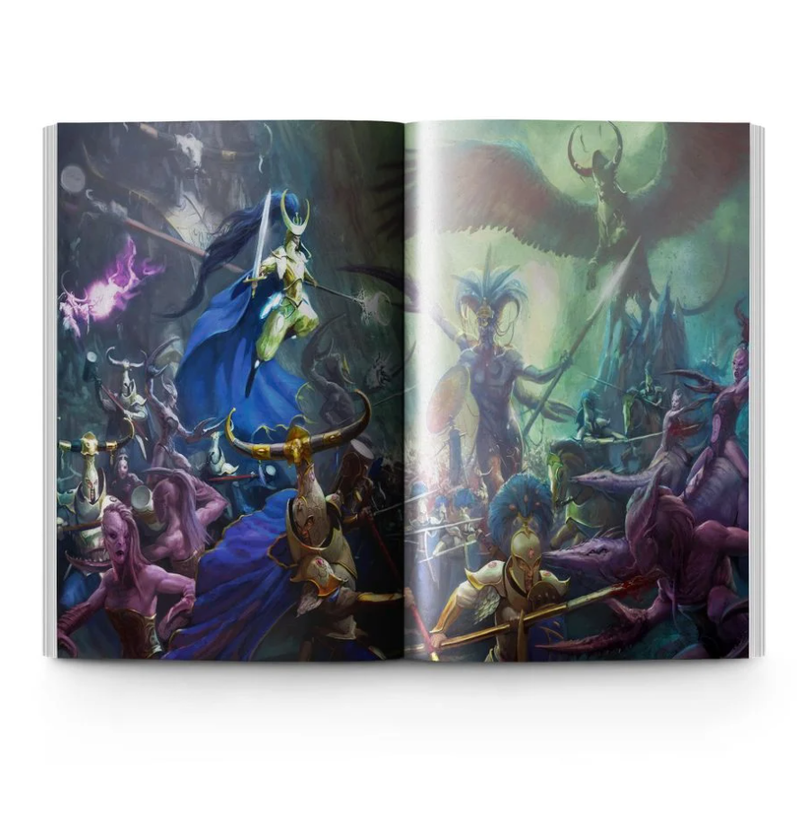 87-04GW Боевой Том: Люминеты, Повелители Владений (Battletome: Lumineth Realm-lords (HB, Eng))