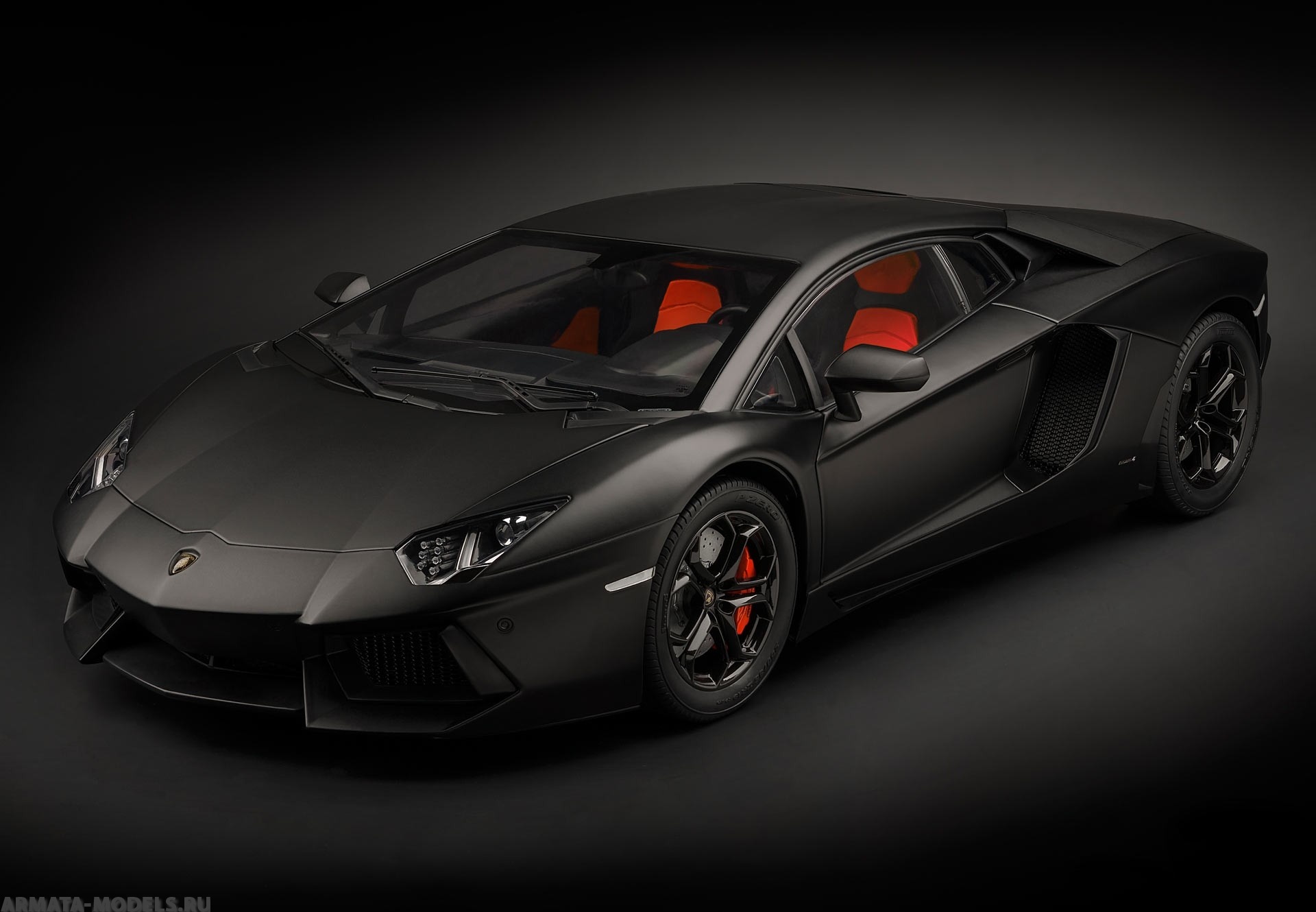 Lamborghini Aventador Nero Nemesis (Полуматовый черный)