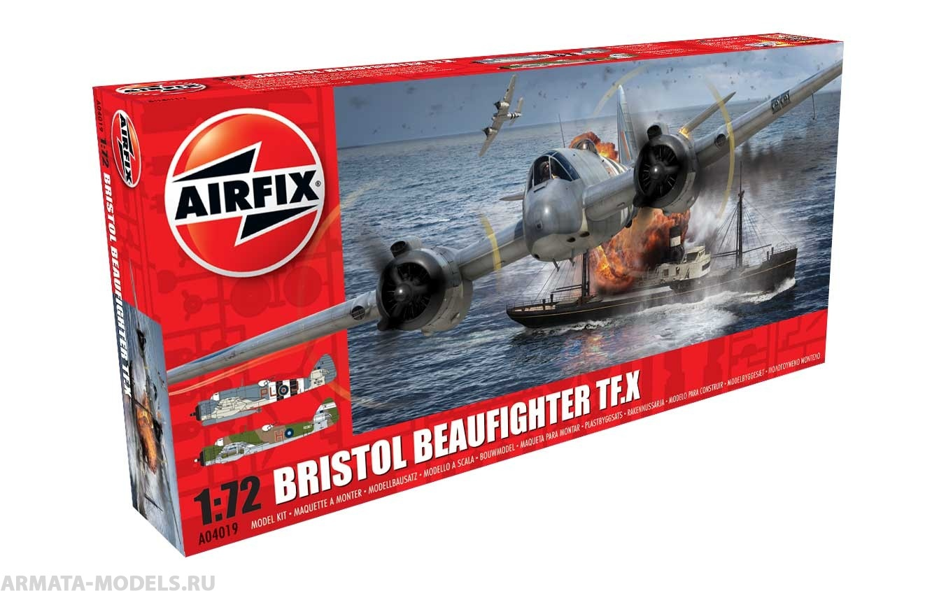A04019 САМОЛЕТ Bristol Beaufighter Mk.X Airfix