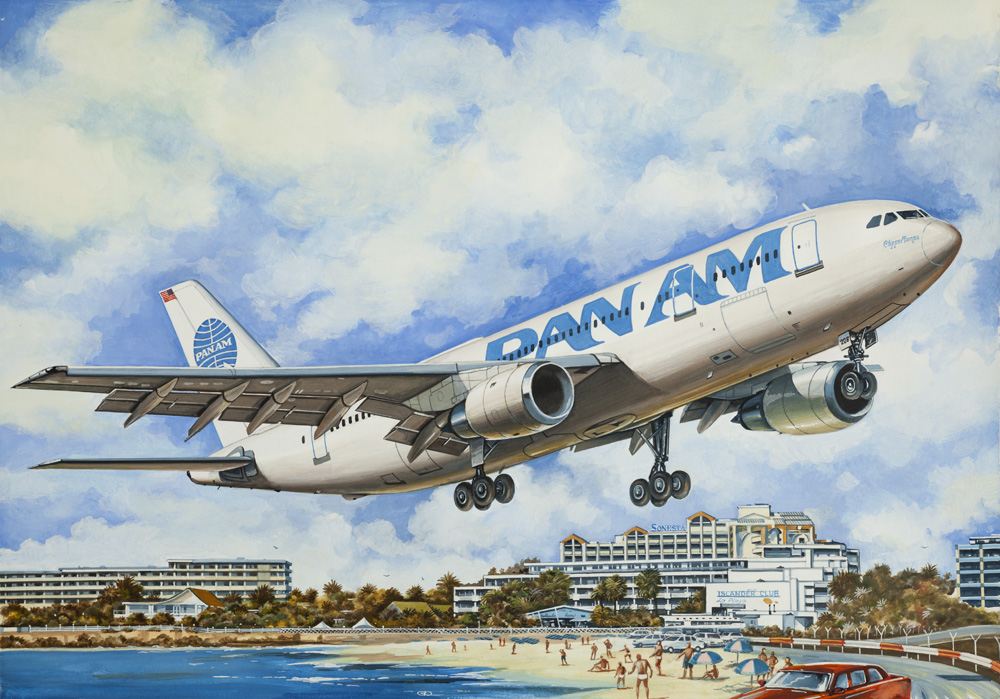 ЕЕ144146_5 Авиалайнер  А300B4 ALITALIA Восточный экспресс