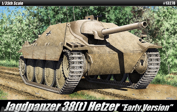 13278 САУ HETZER EARLY PRODUCTION Academy
