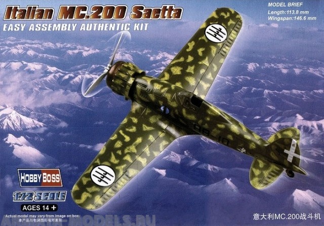 80291 Самолет MC.200 Hobby Boss