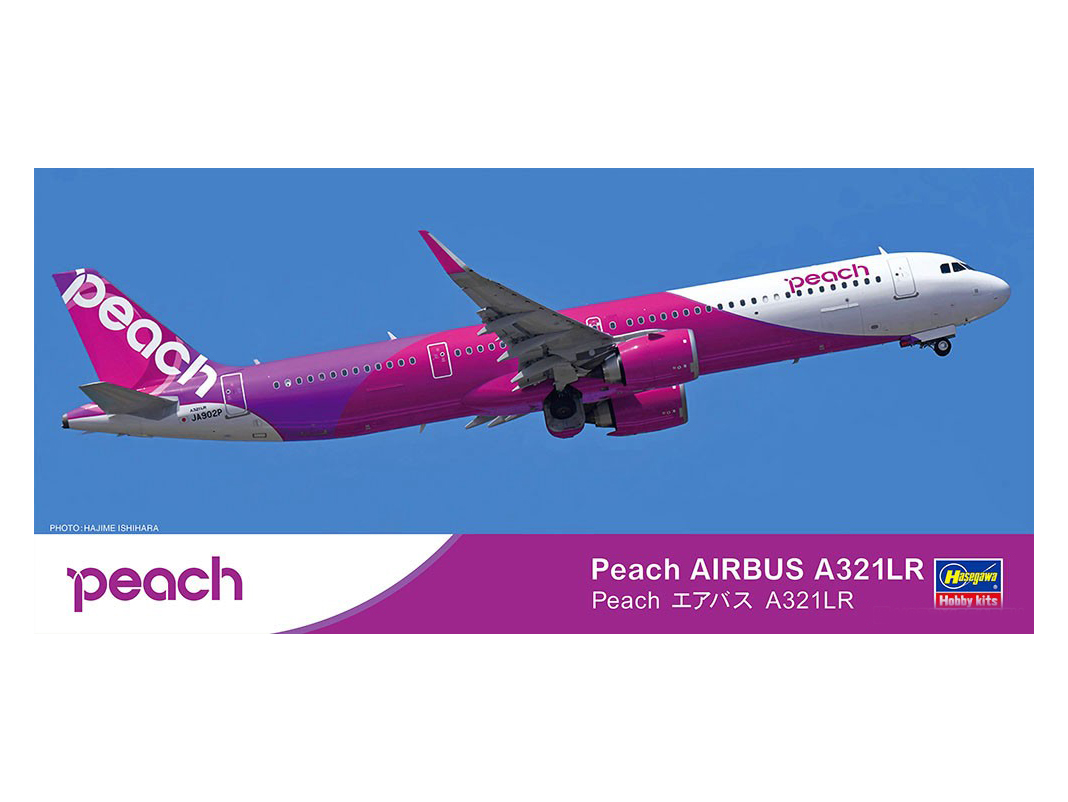 10850-Пассажирский самолет Peach AIRBUS A321LR Hasegawa