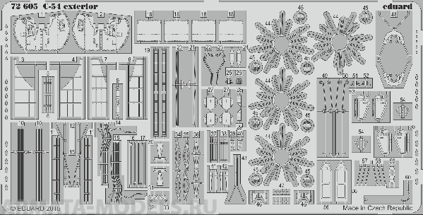 72605ED  C-54 exterior  1/72
