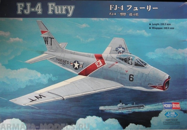 80312 Самолет FJ-4 Fury Hobby Boss