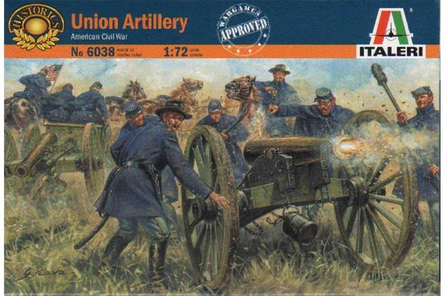 6038ИТ Солдатики Union Artillery (American Civil War) Italeri