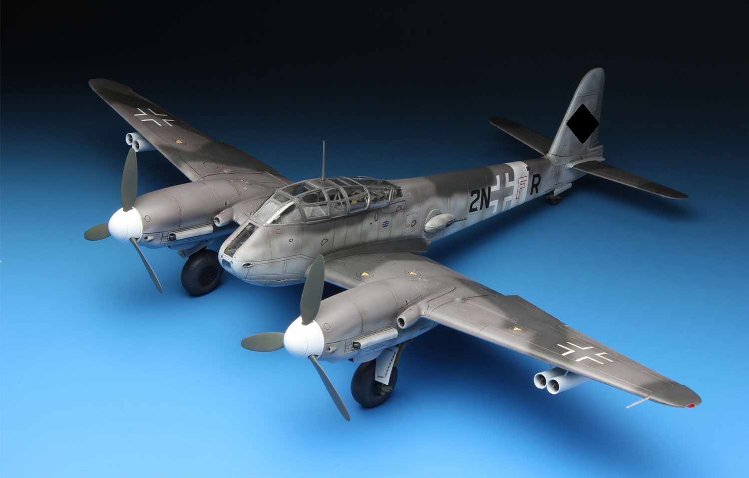 LS-003 Messerschmitt Me410A-1 Hight Speed Bomber Meng