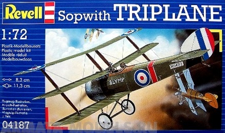 04187 Ретро-истребитель Sopwith Triplane Revell