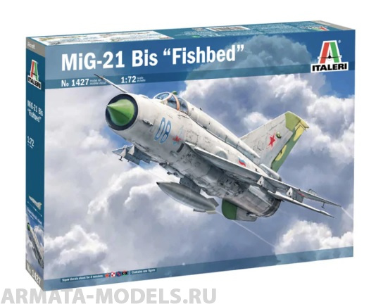 1427ИТ Самолет MIG-21 Bis FISHBED Italeri