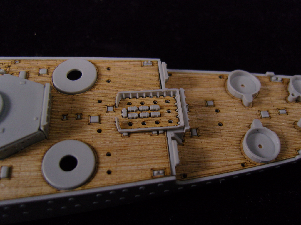 AW20055 Деревянная палуба для French Battleship Richelieu 1946