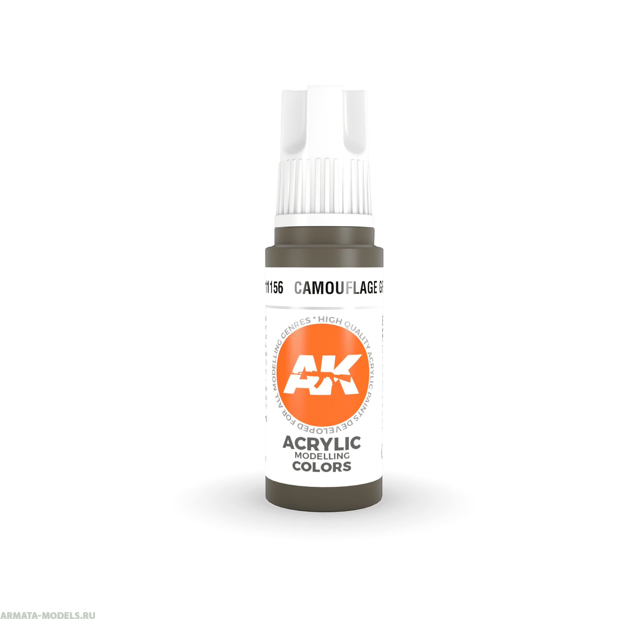 AK11156 Краска акриловая Camouflage Green 17ml
