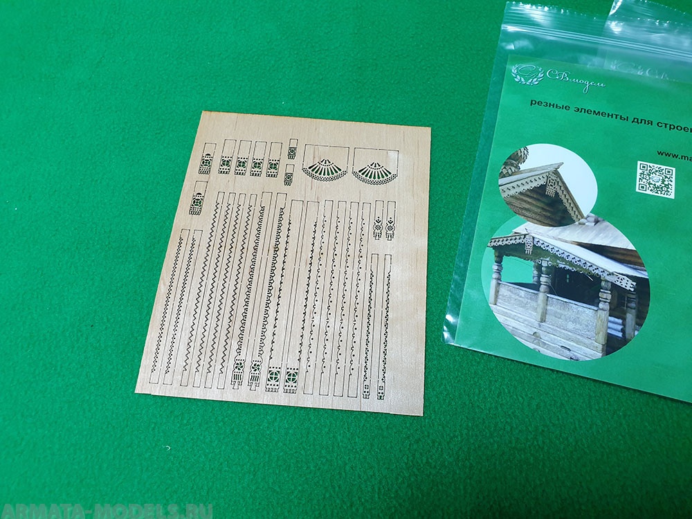 5401 набор резных элементов для декора СВ Модель