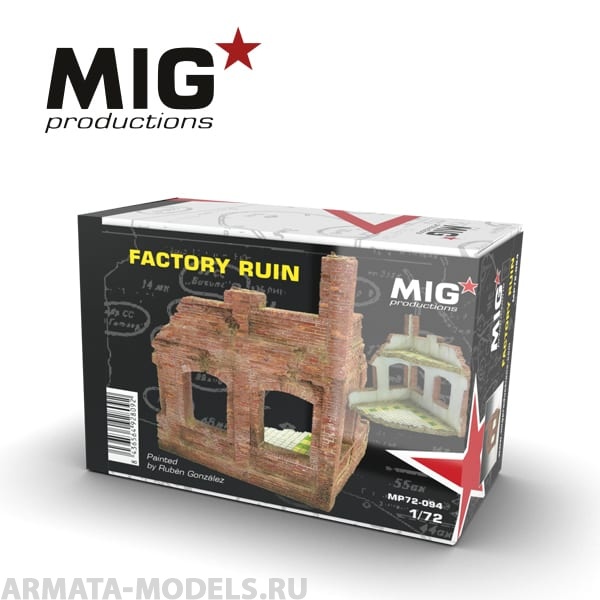MP72-094 Пластиковая фигура  Factory ruin