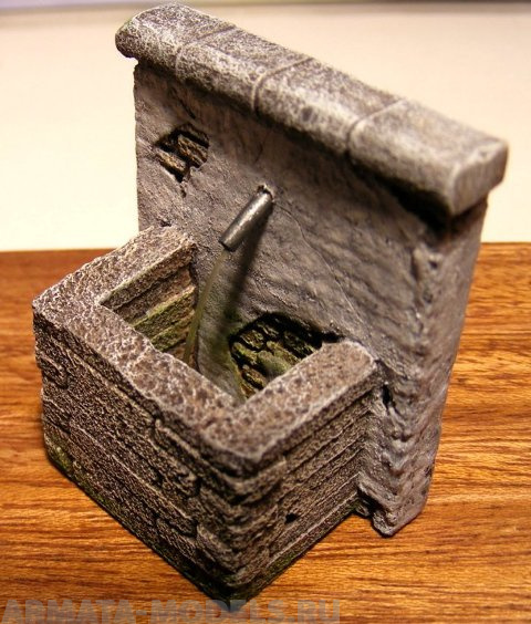 35153RIS Farm Well - 1 resin casting, tubing & fishing line