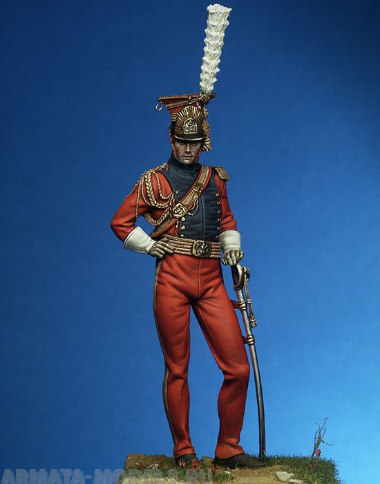 75-113PEGASO Officer of the 2nd Light Cavalry Pegaso Models