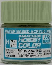 H074 Краска 10мл  SKY (DUCK EGG GREEN)