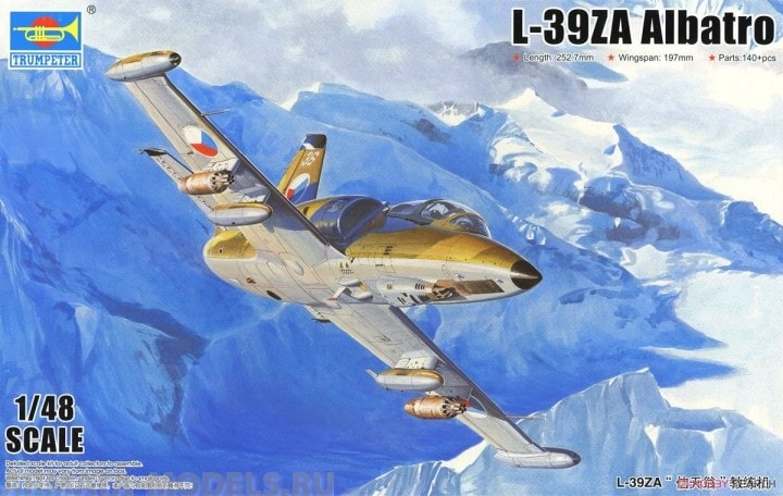 05805 Самолёт  L-39ZA Albatro  Trumpeter