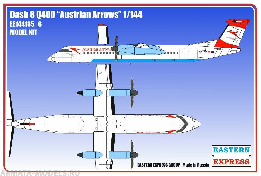 ЕЕ144135_6 Dash 8 Q400 Austrian Arrows Восточный экспресс