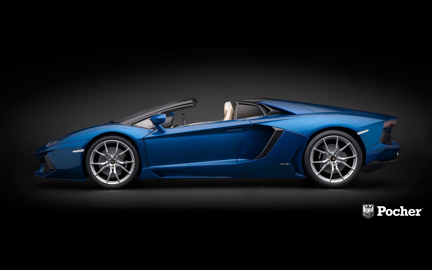 Lamborghini Aventador Roadster Blue (Синий металлик)