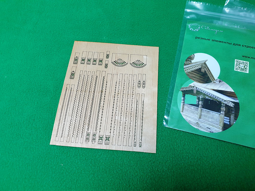 5401 набор резных элементов для декора СВ Модель