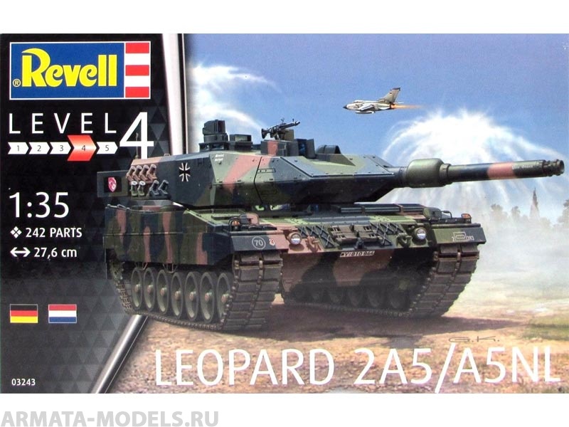 03243 Танк Леопард 2A5/A5NL Revell