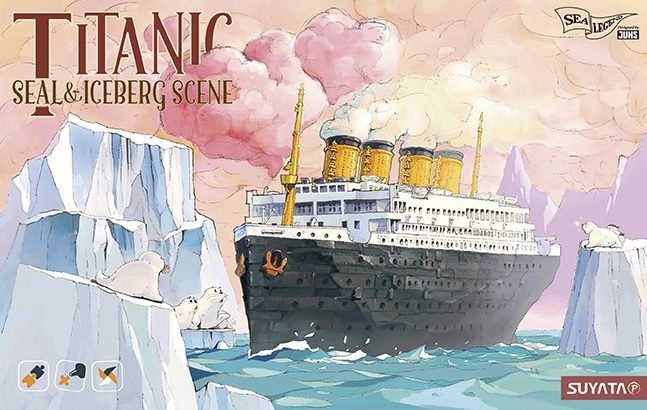 SL-001 Titanic - Seal & Iceberg Scene Suyata