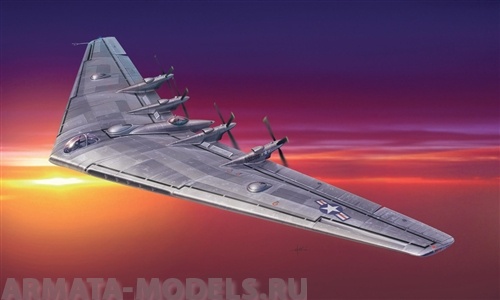 1277ИТ Самолет X/YB-35 Flying Wing Italeri