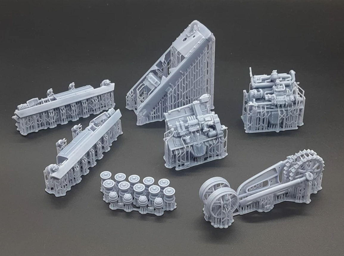 RIM35067 Бульдозер "Сталинец-80" (первый послевоенный трактор ЧТЗ) Red Iron