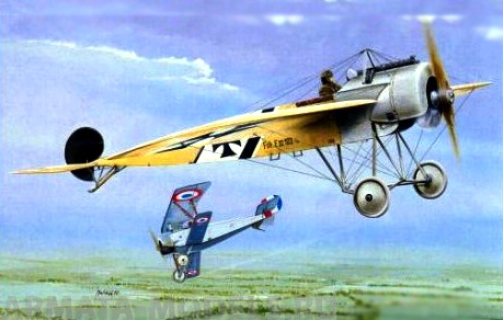 0879SM Самолёт  Fokker E.III (1:72) Smer