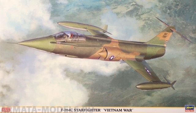 08234 Самолет F-104C Vietnam War Hasegawa