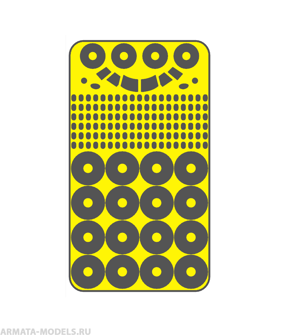 AM144117 Маска окрасочная Ту-204 Звезда