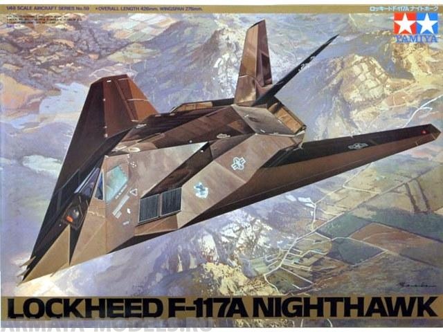 61059T Lockheed F-117A Nighthawk Tamiya